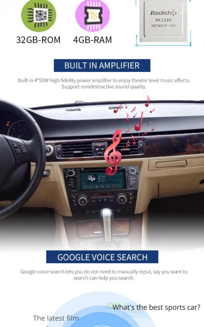 Αυτοκινήτων αυτόματο ραδιο της BMW ΠΣΤ DVD φορέων PX6 8,1 σύστημα Bluetooth - που επιτρέπεται αρρενωπό